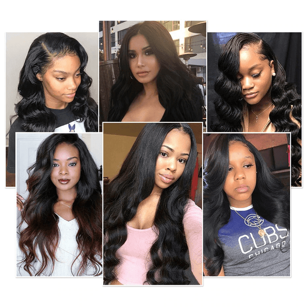 BeQueen  Paquets de Tissage Body Wave Cheveux Indiens 100% Cheveux humains 10A