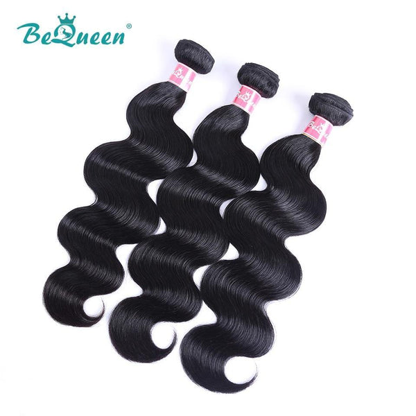 BeQueen  Paquets de Tissage Body Wave Cheveux Malaisiens 100% Cheveux vierges 10A