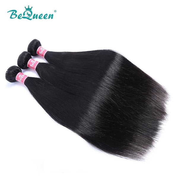 BeQueen  Paquets de Tissage Cheveux Lisses Cheveux Malaisiens 100% Cheveux vierges 10A