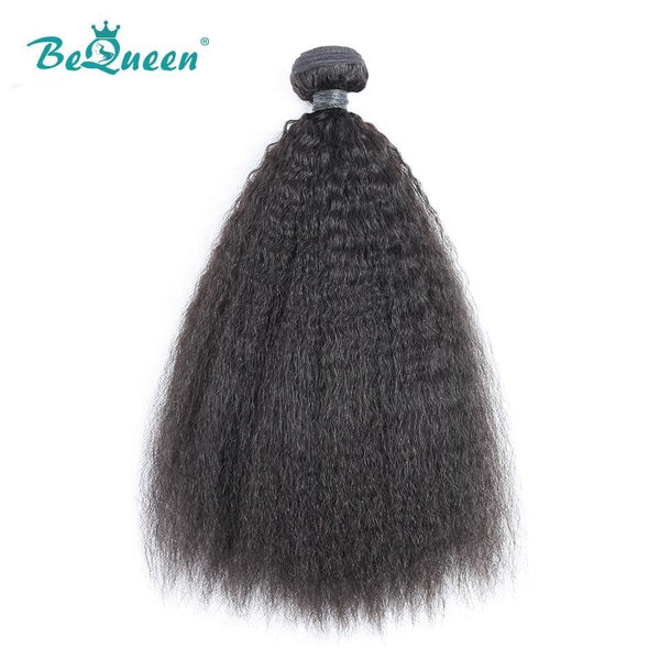 BeQueen Tissage Extensions Kinky Straight Cheveux Brésiliens 100% Cheveux vierges de type 8A