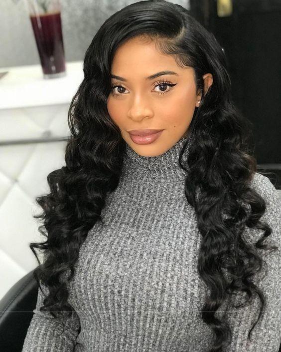BeQueen Tissage Extensions Natural Wave Cheveux Brésiliens 100% Cheveux vierges de type 8A
