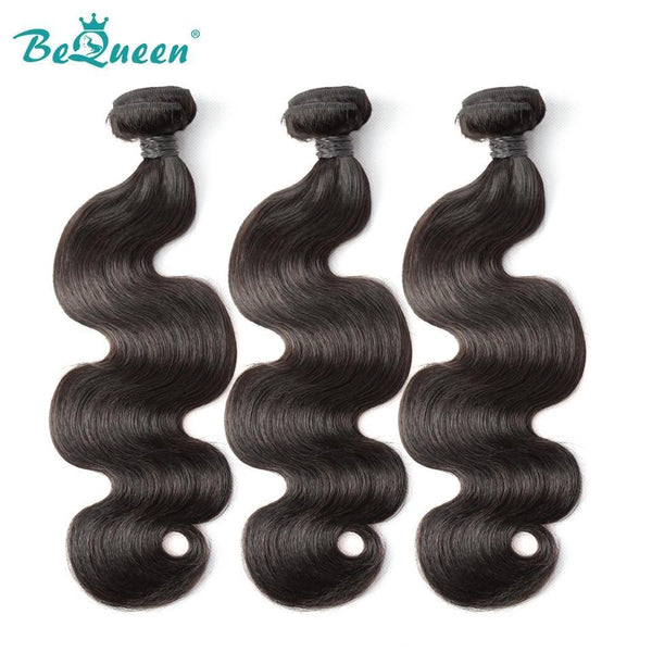 BeQueen Tissage Extensions Body Wave Cheveux Malaisiens 100% Cheveux vierges de type 8A