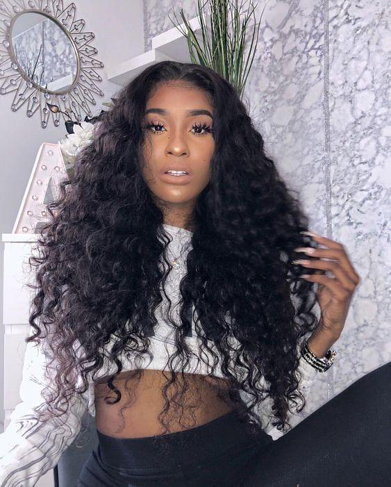 BeQueen Tissage Extensions Deep Wave Cheveux Malaisiens 100% Cheveux vierges de type 8A