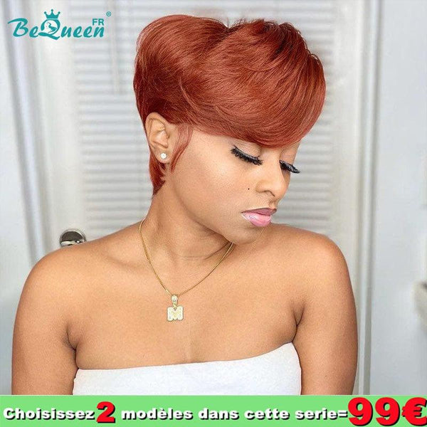 BeQueen 99€=2 pelucas Peluca "Carla" Naranja
