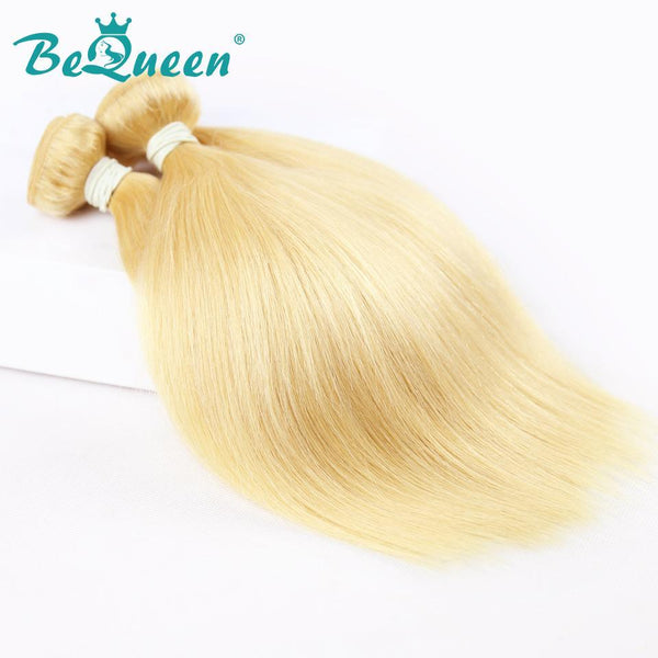 【Bequeen】10A Brazilian 100% Virgin Hair Straight Bundles 613# Blonde Color 12-26 inches Available Factory Price - Bequeen Office Store