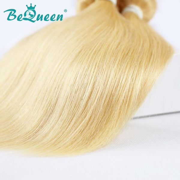 【Bequeen】10A Brazilian 100% Virgin Hair Straight Bundles 613# Blonde Color 12-26 inches Available Factory Price - Bequeen Office Store