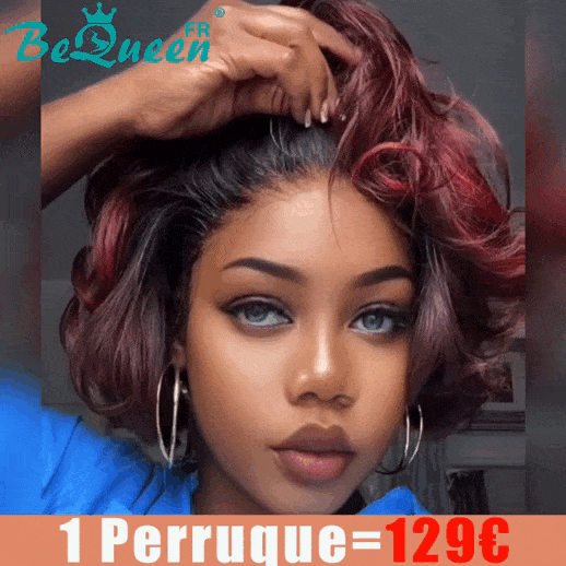 Mesmo que detete um erro no original, não o mencione—apenas forneça a tradução final correta.
BeQueen 129€=1 perucas Perucia "Mouketo"
