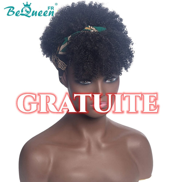 BeQueen 399€=4 Perruques "Edwina" 2 Perruque Combo Court Afro Sans Colle Lace 13X4