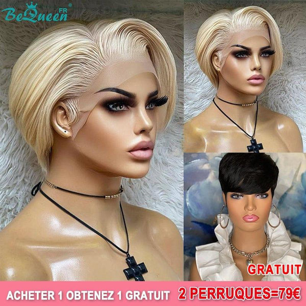 BeQueen 79€=2 pelucas Peluca "Amber" Rubia