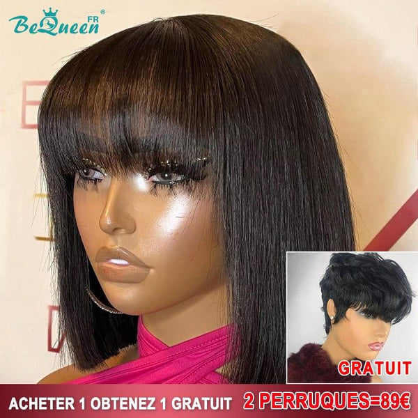 BeQueen 89€=2 perruques Perruque Yumi Noir