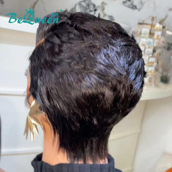 BeQueen extensiones de pelo Pixie sin pegamento "Cambria" Personalizadas La mitad del precio