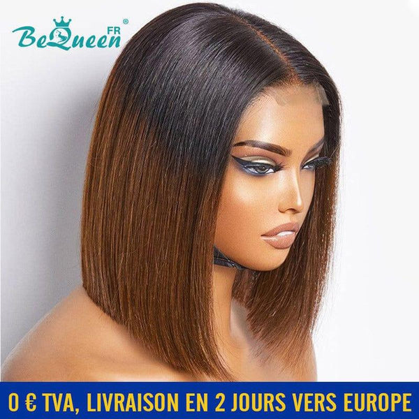 BeQueen "Adelaide" Extension de Pelo Bob con Cierre en Encaje 2x6 En Francia con entrega en 48h sin IVA