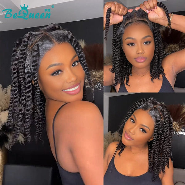 BeQueen “Edura" Perücke mit Zopf mit Full Lace