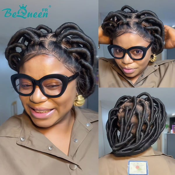 BeQueen “Formy” Full Lace Wig with Pixie Braid