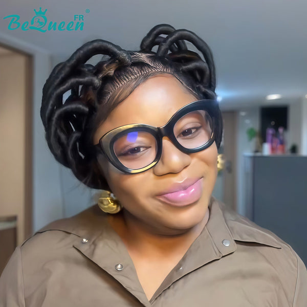 BeQueen “Formy” Full Lace Wig with Pixie Braid