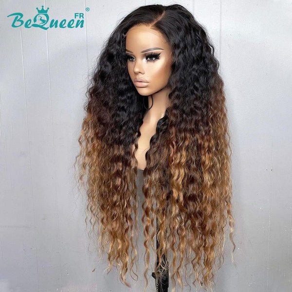 BeQueen "Herminia" Perruque Longue Deep Wave avec Lace closure