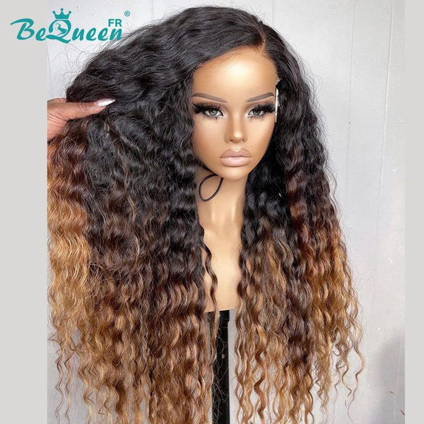 BeQueen "Herminia" Perruque Longue Deep Wave avec Lace closure