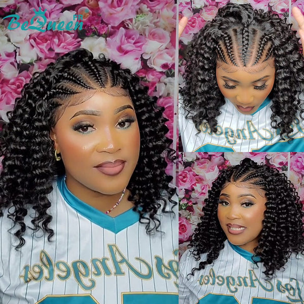 BeQueen "Thata" Peruca com Trança longa de renda cheia sem cola