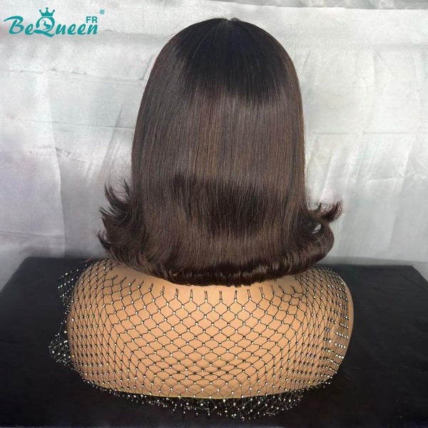 BeRainha "Joyce" Peruca com franja com Pele natural