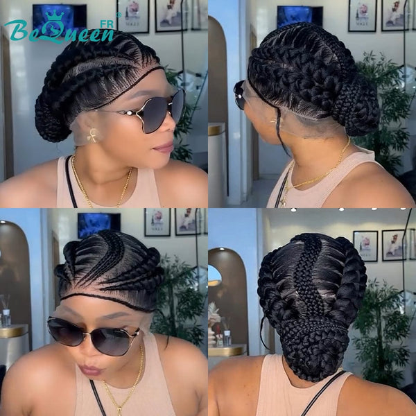 BeQueen “Lucye” Wig with 5 Braids Full lace style 2