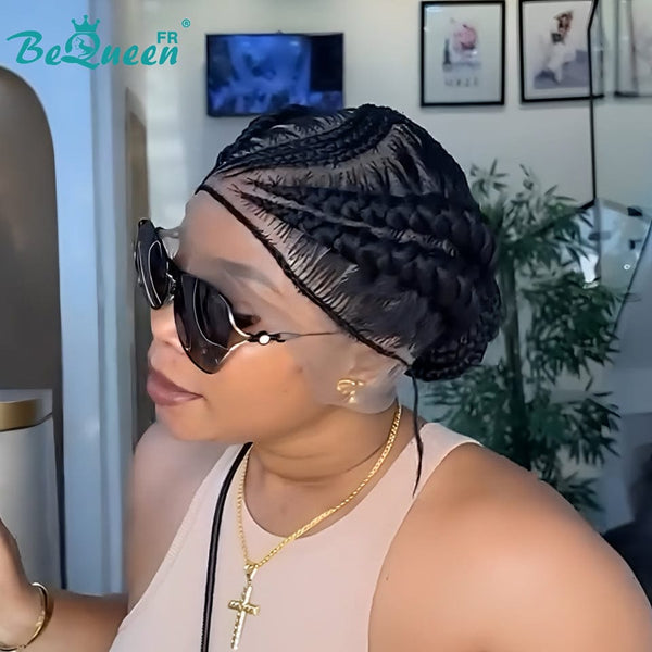 BeQueen “Lucye” Wig with 5 Braids Full lace style 2