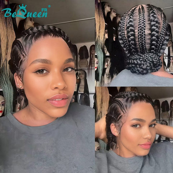 BeQueen „Lucye“ Perücke mit 5 Zöpfen Full lace