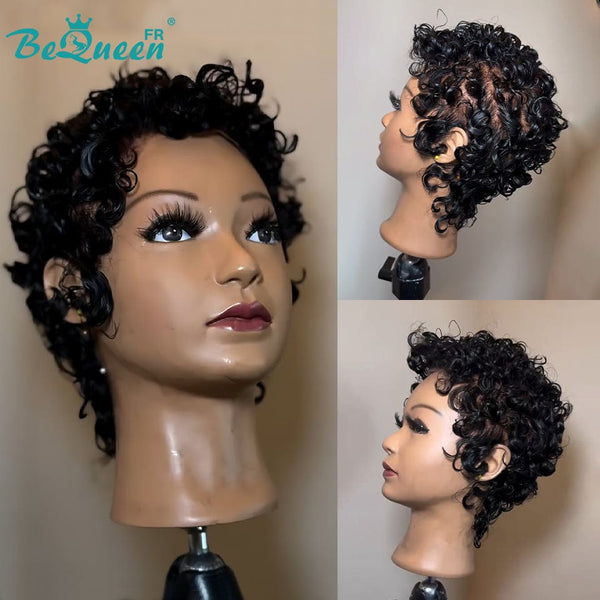 BeQueen “Mozi” Glueless Full Lace Curly Pixie Wig