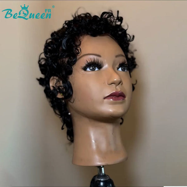 BeQueen “Mozi” Glueless Full Lace Curly Pixie Wig