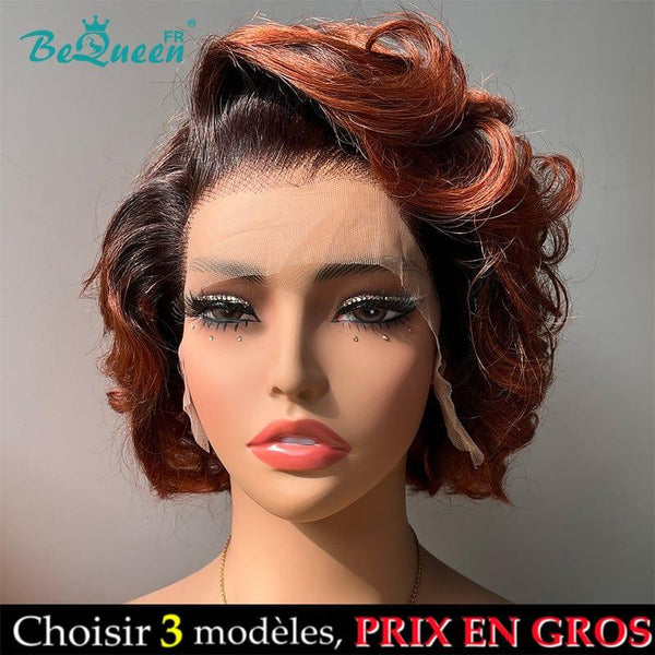 BeQueen Peluca Bob "Miki" frontal Precio Por Atacado