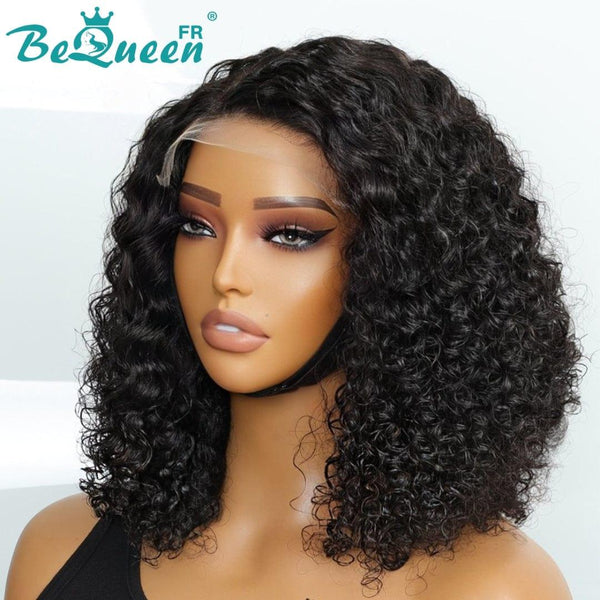 BeQueen Perruque Bob "Paula" Curly wave en Closure