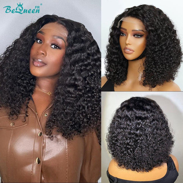 BeQueen Perruque Bob "Paula" Curly wave en Closure