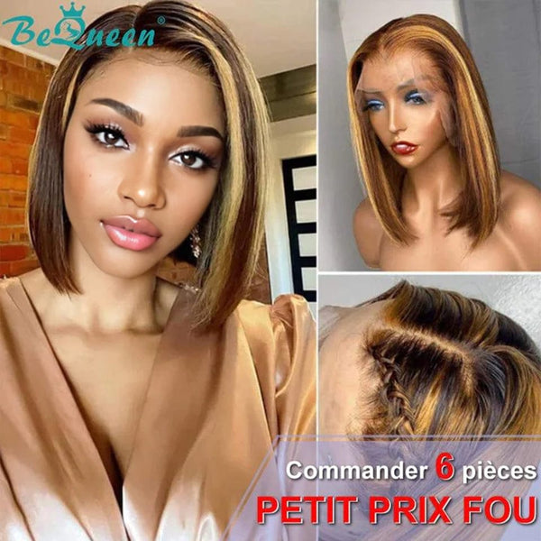BeQueen Perruque "Bonnie" en Closure