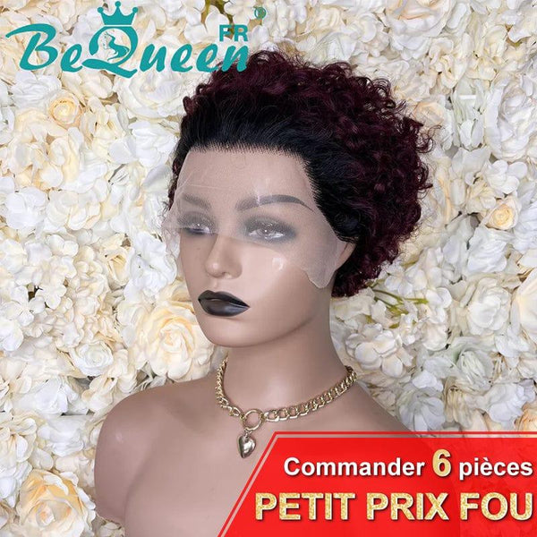 Bequeen “Coco” Wig Black and Red Roots CRAZY Low Price