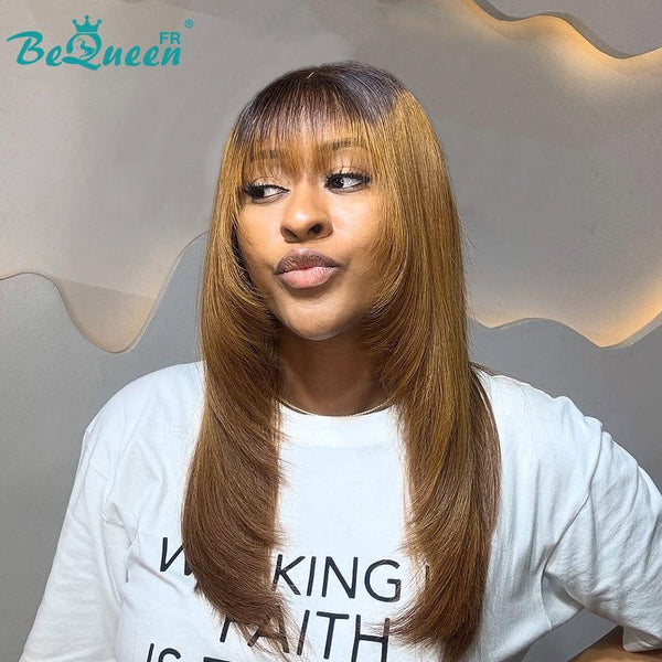 Bequeen "Julia" Black and Honey Root Wig