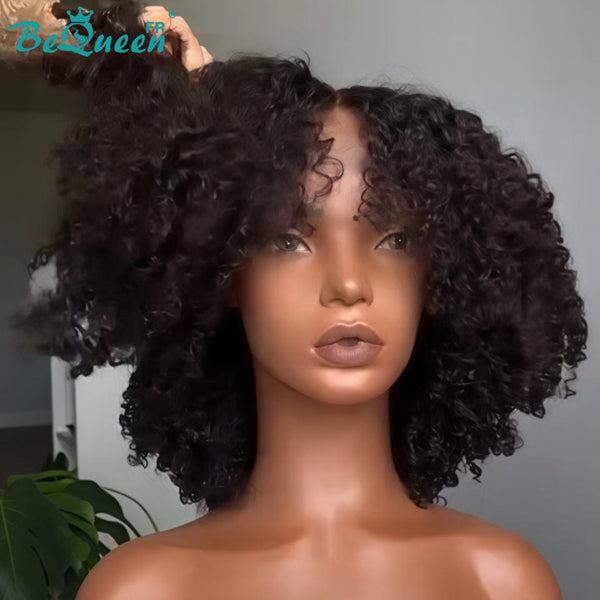 BeQueen Wig "Madge" with black bangs 100% human hair without lace