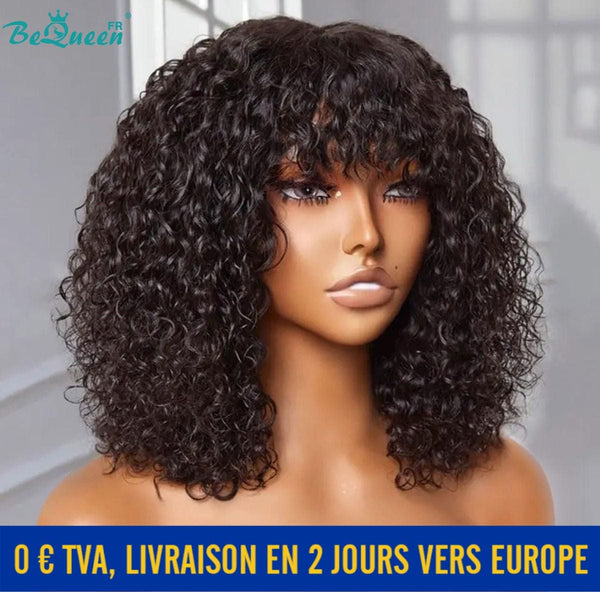 bequeen-perruque-avecfrange-noir-sanslace-100cheveuxhumains-vuedeface