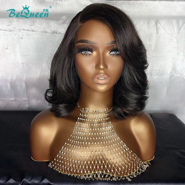 BeQueen "Vivien" Custom Bob Body Wave Wig Ready to Wear Glueless 4X4