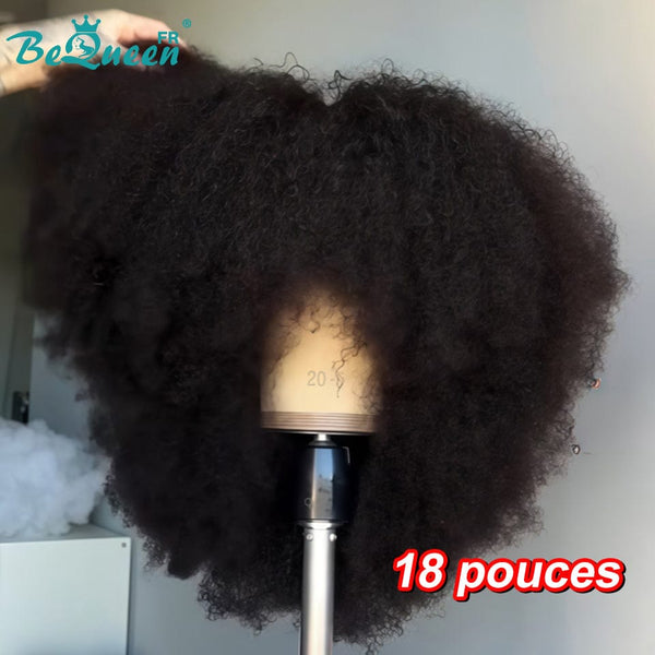 BeQueen "Yaya" Perruque Bob avec frange Afro Curly Sans colle perruque naturelle style 2