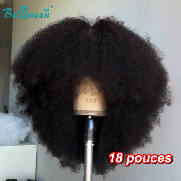 BeQueen "Yaya" Perruque Bob avec frange Afro Curly Sans colle perruque naturelle style 2
