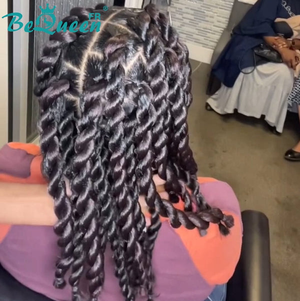 BeQueen “Edura" Peluca con Trenza con Full Lace estilo 2