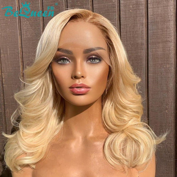 BeQueen "Elsa" Long Blonde Body Wave Wig with 360 Lace