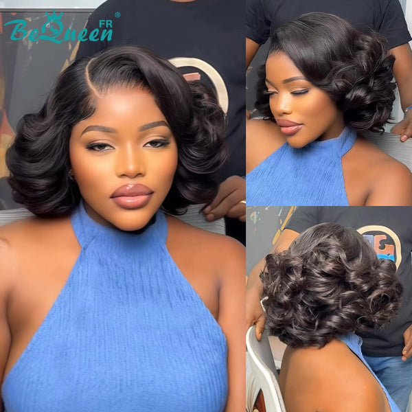 BeQueen "Polysia" Perruque Bob bouncy Lace closure 5*5 style 5