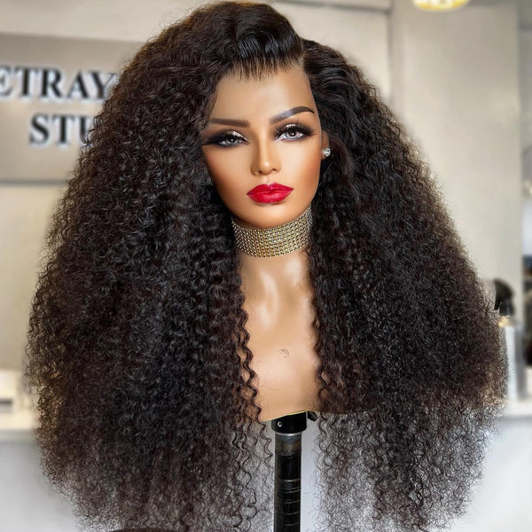 BeQueen "Alice" Perruque Customisée Longue Curly Wave Prêt à porter Sans Colle 13X6 Raw Hair