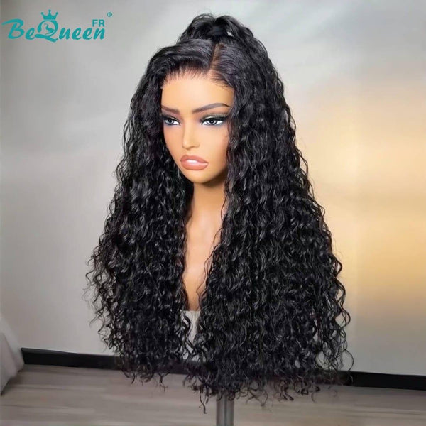 BeQueen "Alice" Long Curly Wave Wig with Lace Frontal 24 Inches Glueless Ready-to-Wear Half Price