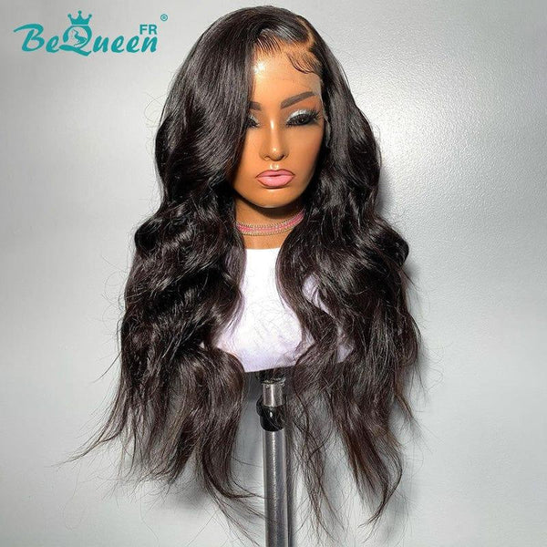 BeQueen "Dania" Long Body Wave Wig with Lace Front 13X6 Raw Hair 200% Density