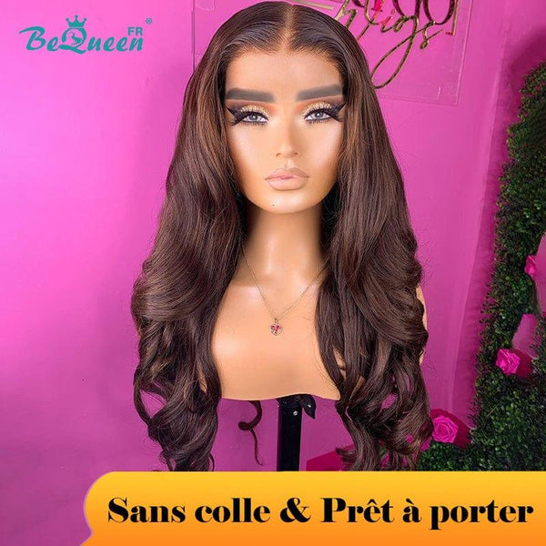 BeQueen "Gail" Custom Long Body Wave Wig Ready to Wear Glueless 4X4
