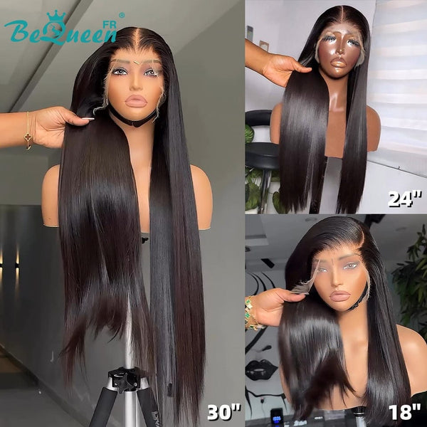 BeQueen "Mina" Long Straight Wig with 13X4 Lace Frontal Half Price 3 Different Lengths