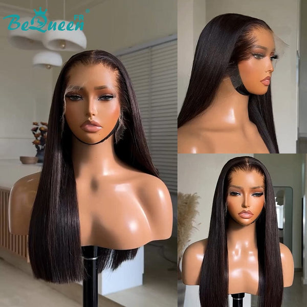 BeQueen “Mina” Long Straight Lace Front Wig 20 Inches Half Price