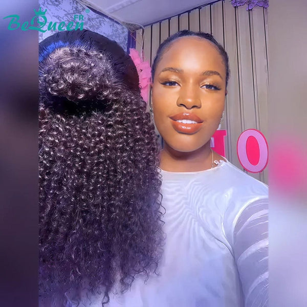 BeQueen “Paula” Long Curly Wave Wig with Lace Frontal Already Customized Glueless Ready to Wear