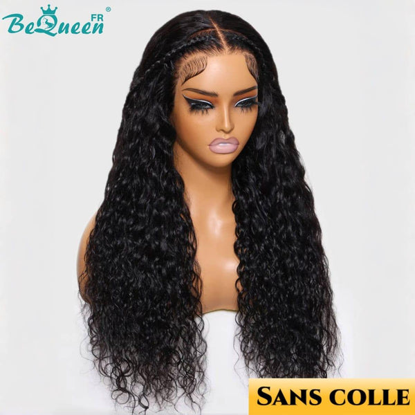 BeQueen "René" Custom Long Curly Wave Wig Ready to Wear Glueless 13X4 with Braid